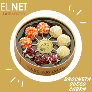 el net  BROCHETA QUESO CABRA  post fb e inst